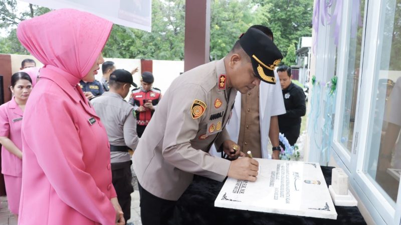 Kapolres Barru AKBP Ananda Fauzi Harahap Resmikan Klinik Tathya Draraka Polres Barru