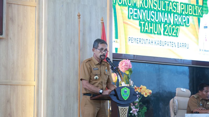Sekda Buka kegiatan Forum Konsultasi Publik Penyusunan RKPD Tahun 2027