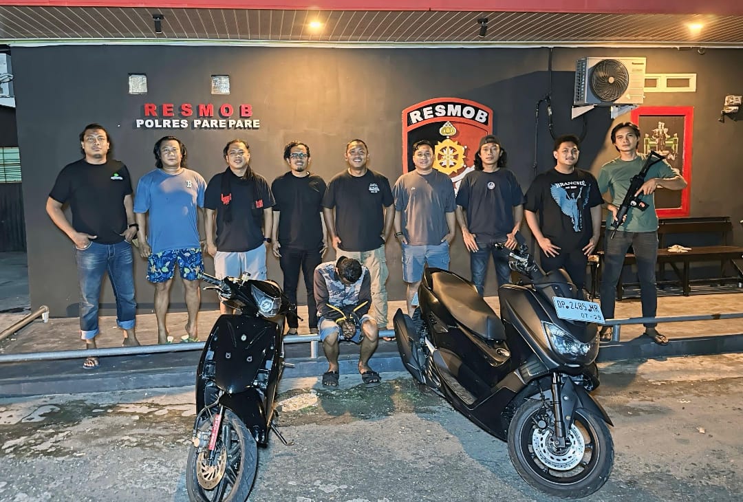 ASN di Parepare Ditangkap Polisi Usai Bawa Kabur Motor yang Terparkir