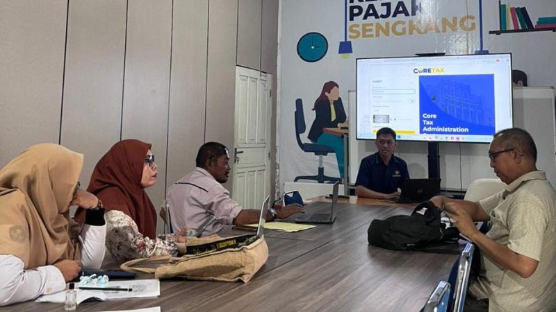 KP2KP Sengkang Gelar Bimtek Aplikasi Coretax-DJP bagi Bendahara Sekolah