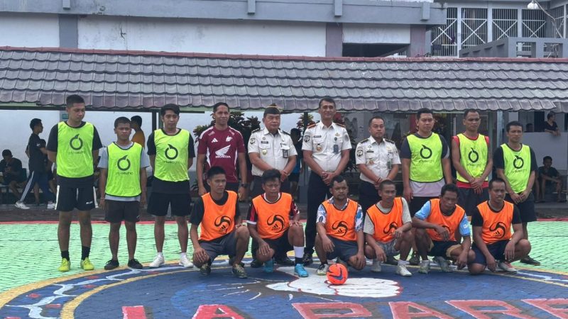 Lapas Parepare Gelar Lomba Futsal untuk Warga Binaan