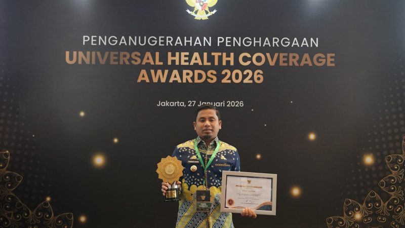 Kota Parepare Raih Penghargaan UHC Award 2026 Kategori Madya