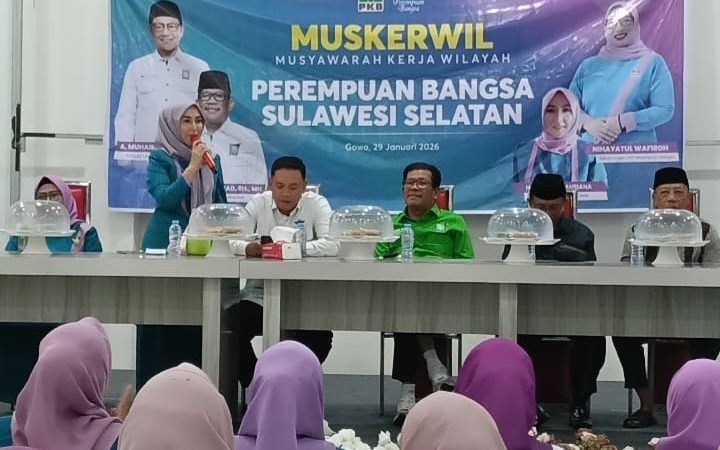 Muskerwil 2026 Perempuan Bangsa PKB Sulsel, Mantapkan Arah Gerakan Politik