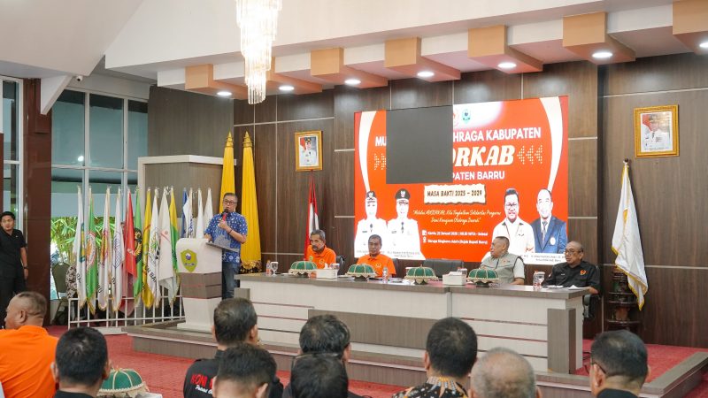 Wakil Bupati Barru Harap Ketua Koni Terpilih Satukan Seluruh Cabor Dalam Satu Visi & Semangat Kebersamaan