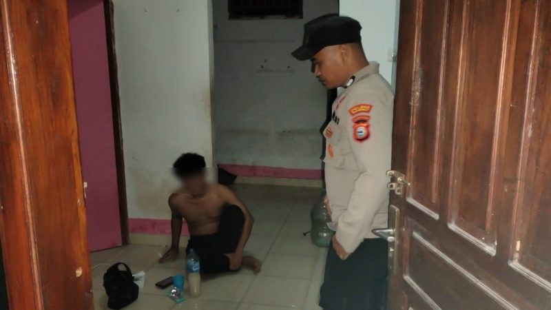 Polsek Barru Bubarkan Pesta Miras di Salah Satu Rumah Warga di Coppo