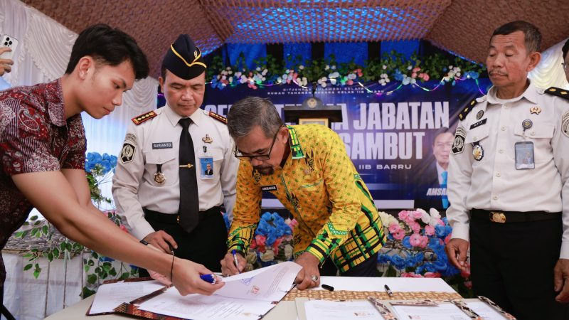 Sekda Barru Hadiri Sertijab & Pisah Sambut Karutan Kelas IIB Barru