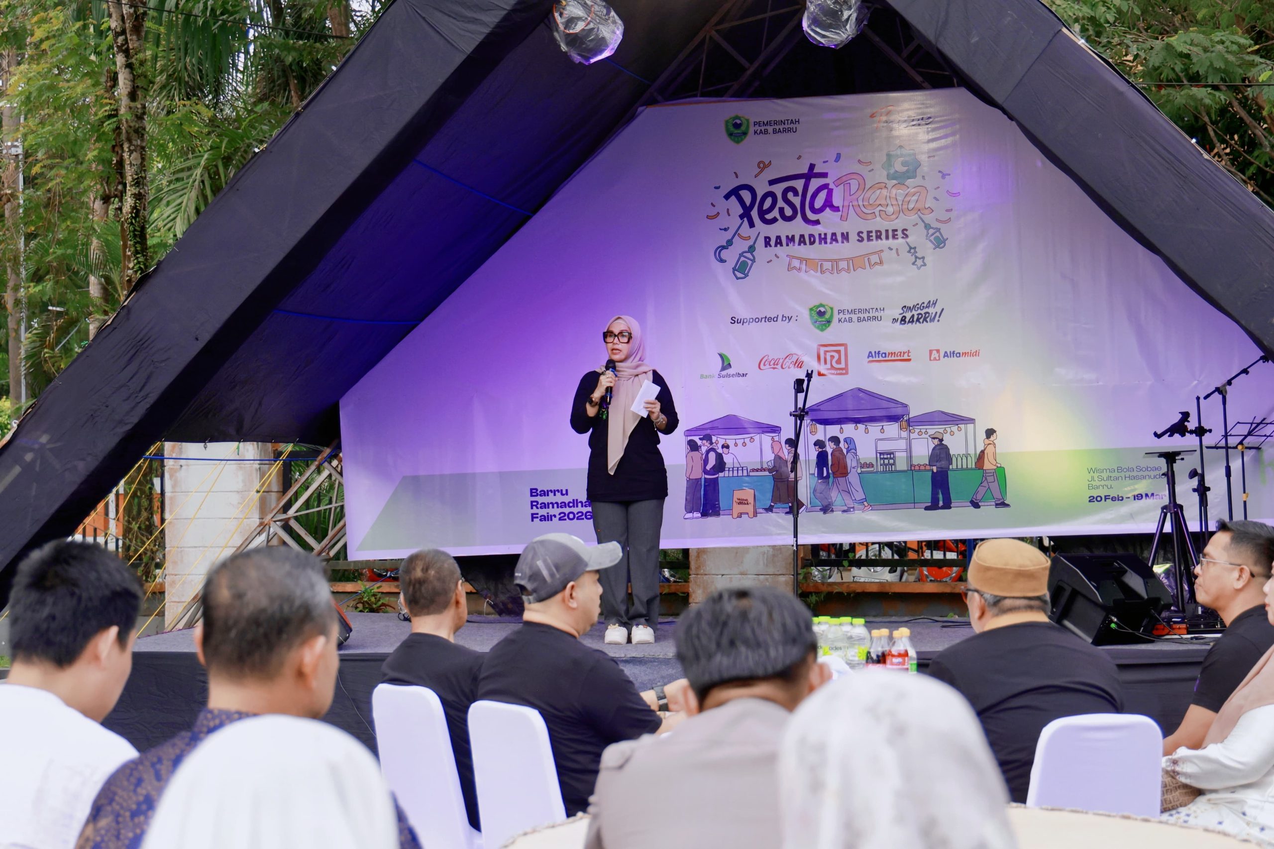 Buka Pesta Rasa Ramadan Series, Bupati Barru Tegaska Pemerintah Hadir Dukung Pelaku UMKM