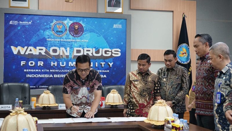 Tasming Hamid Teken NPHD dengan BNN Provinsi Sulawesi Selatan, Langkah Strategis Pembentukan BNN Kota Parepare
