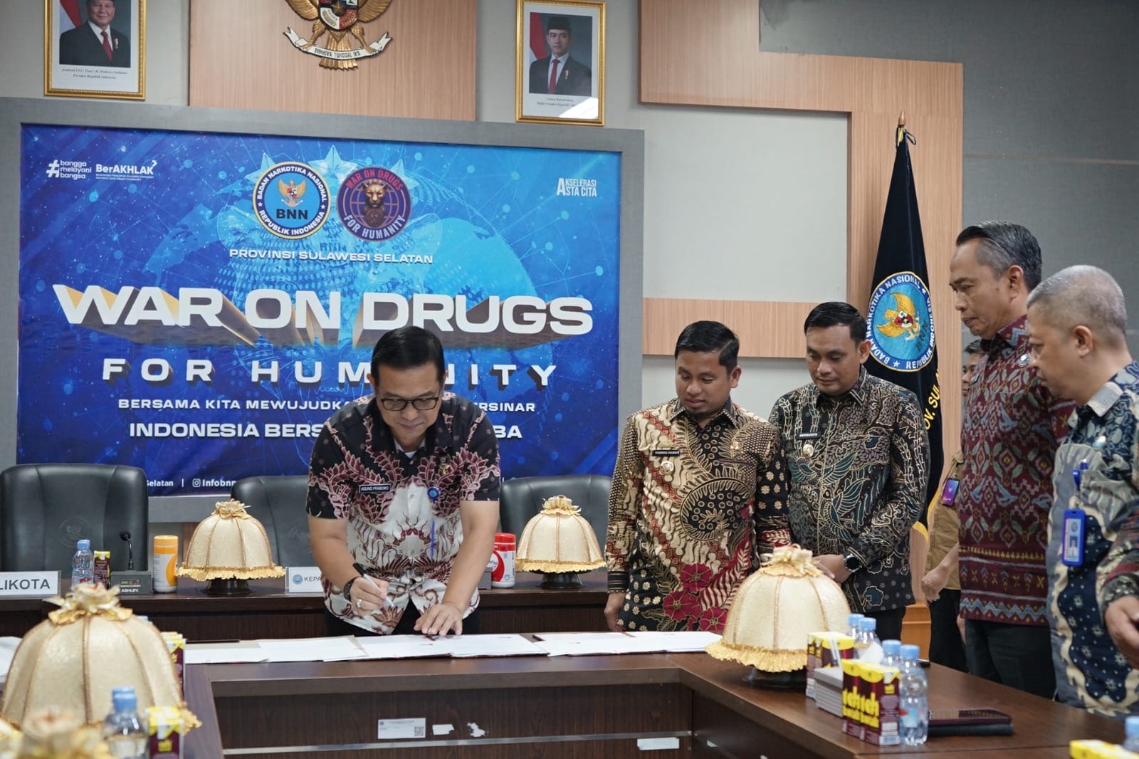Tasming Hamid Teken NPHD dengan BNN Provinsi Sulawesi Selatan, Langkah Strategis Pembentukan BNN Kota Parepare