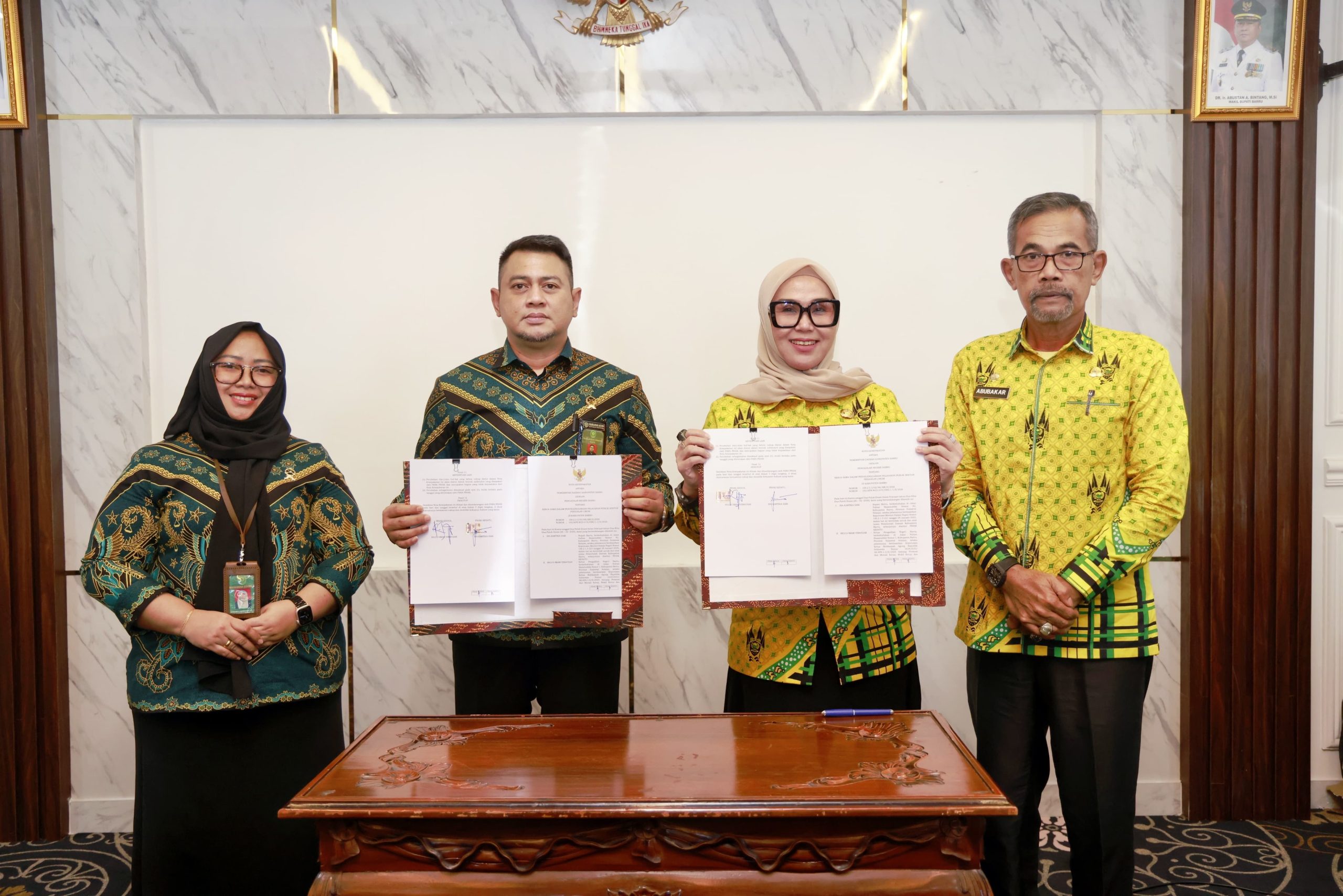 Bupati Barru & Pengadilan Negeri Teken MoU Penyelenggaraan Pelayanan Publik Sektor Peradilan Umum