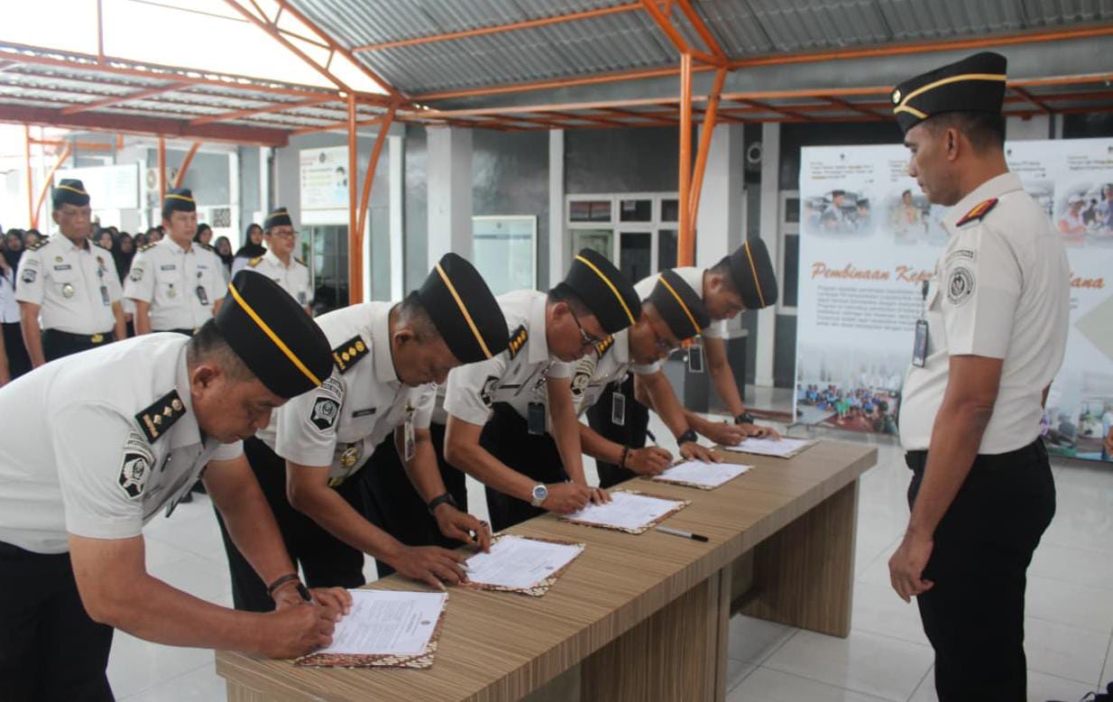 Lapas Parepare Teken Komitmen Bersama dan Pakta Integritas Pembangunan Zona Integritas Tahun 2026