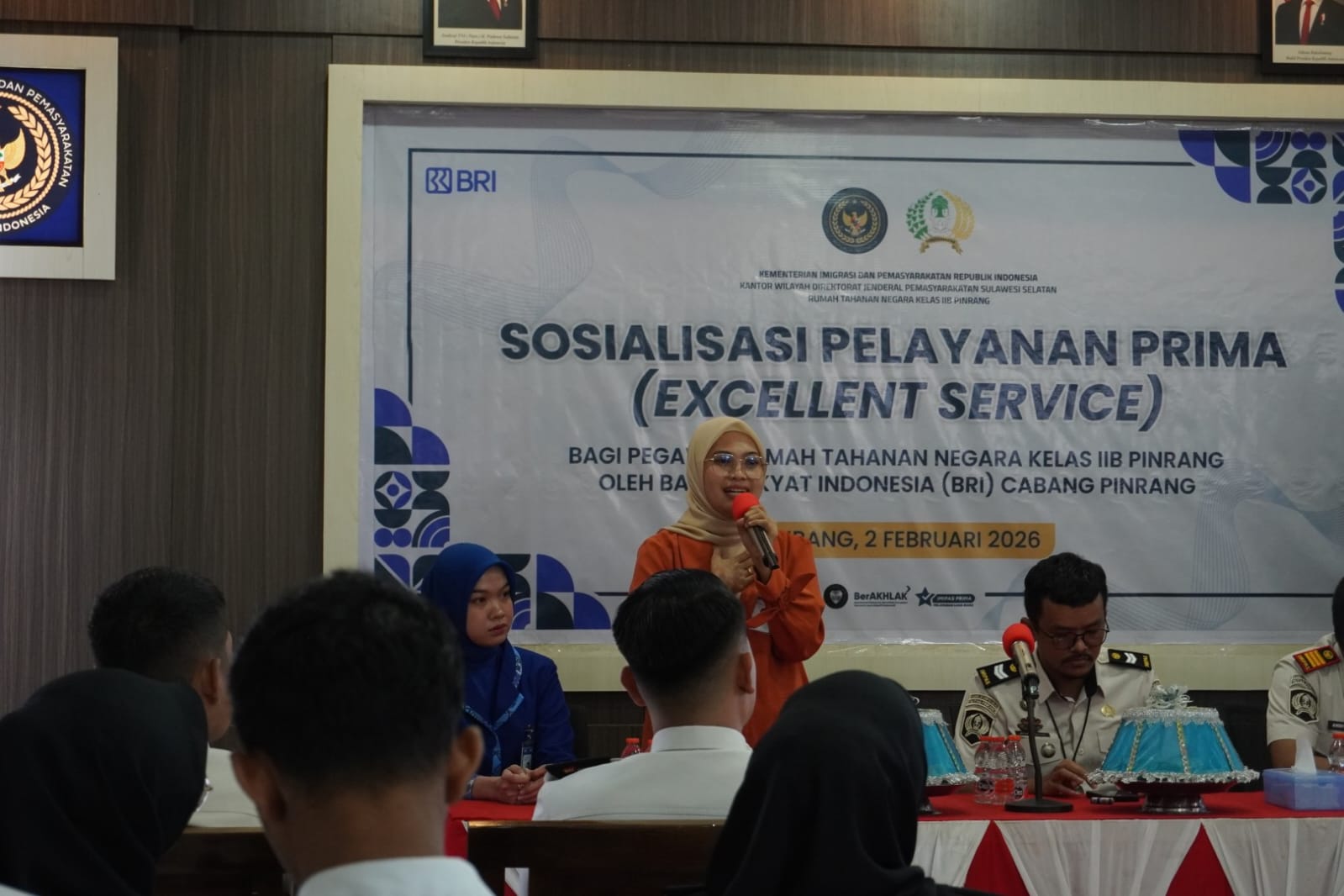Penguatan Budaya Pelayanan Prima, Komitmen Nyata Rutan Pinrang Menuju Wilayah Birokrasi Bersih dan Melayani