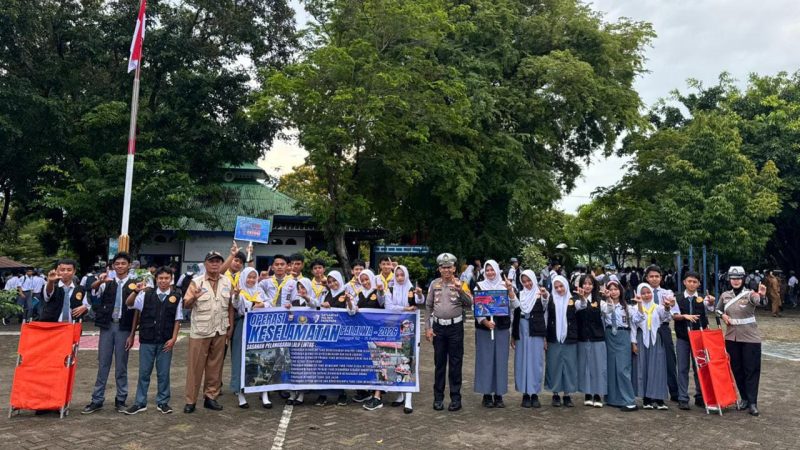 Upaya Pembentukan Pelajar Berkeselamatan Berkendara, Sat Lantas Polres Parepare Lakukan Police Goes To School di SMKN 2