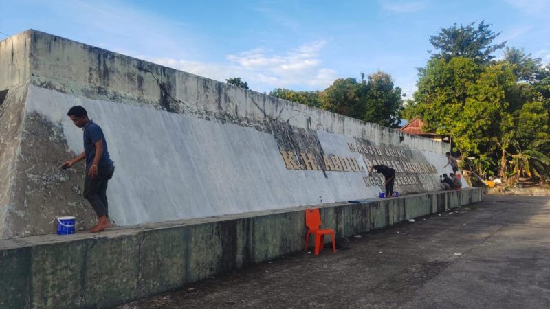 Pastikan Jemaah Beribadah Nyaman di Bulan Ramadan, ASN Parepare Gotong Royong Benahi Masjid Agung