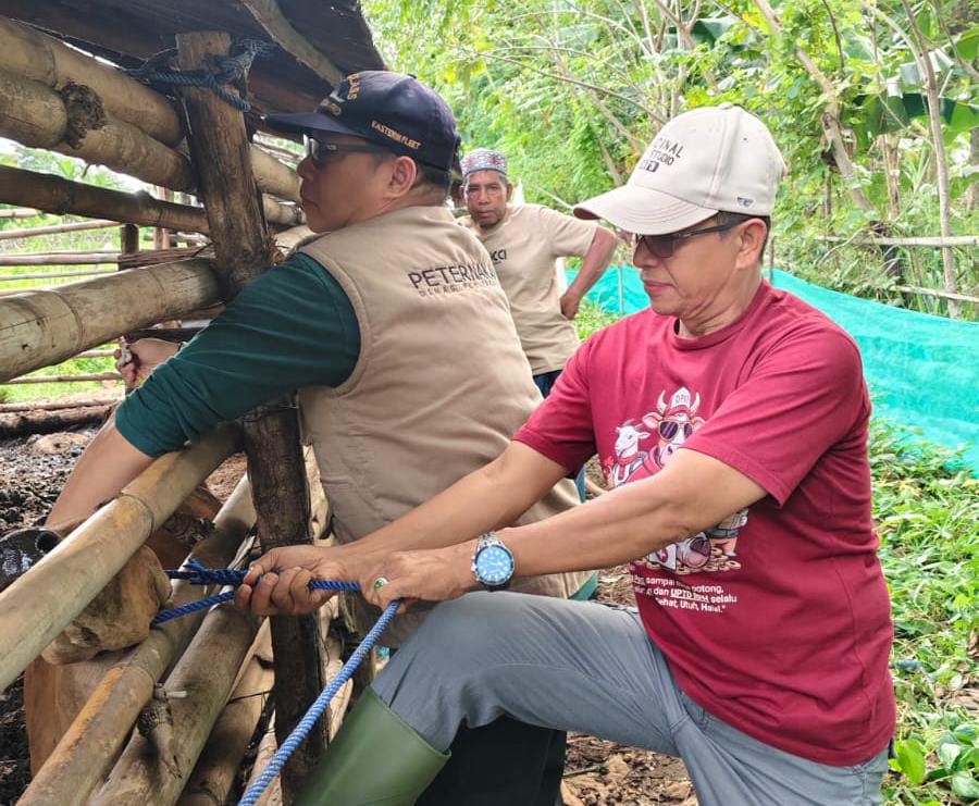 Dipimpin drh Nurdin, Satgas PMK Parepare Beri Layanan Kesehatan Hewan Terpadu di Bacukiki