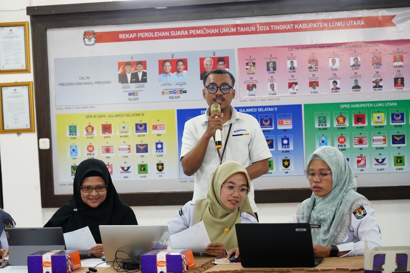 KP2KP Masamba dan KPU Luwu Utara Gelar Asistensi Pelaporan SPT Tahunan via Coretax