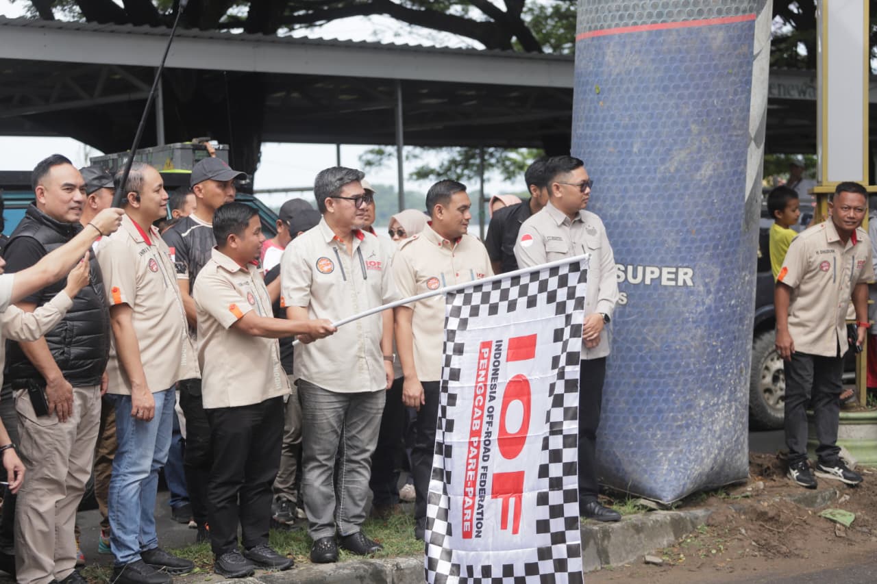 Tasming Hamid Hadiri Pelantikan Indonesia Off-road Federation Pengcab Parepare, Tegaskan Dukungan Penuh Pemkot