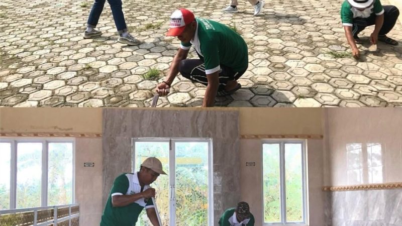 Sambut Bulan Suci Ramadan 1447 H, Petugas dan Warga Binaan Rutan Pinrang Gelar Kerja Bakti di Masjid Sekitar