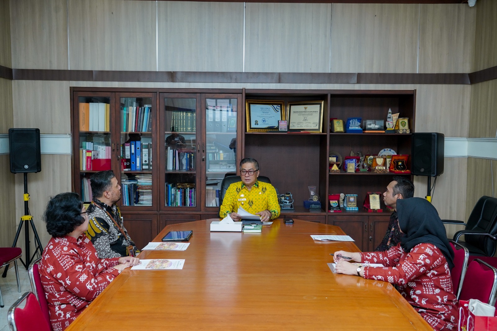 Wakil Bupati Barru Terima Audiensi Jajaran Kantor Urusan Internasional Unhas