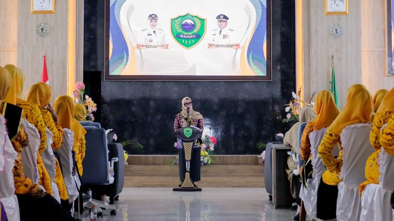 Pengukuhkan Bunda PAUD dan Pokja PAUD, Bupati Barru Harap Sinergi Lahirkan Generasi Unggul