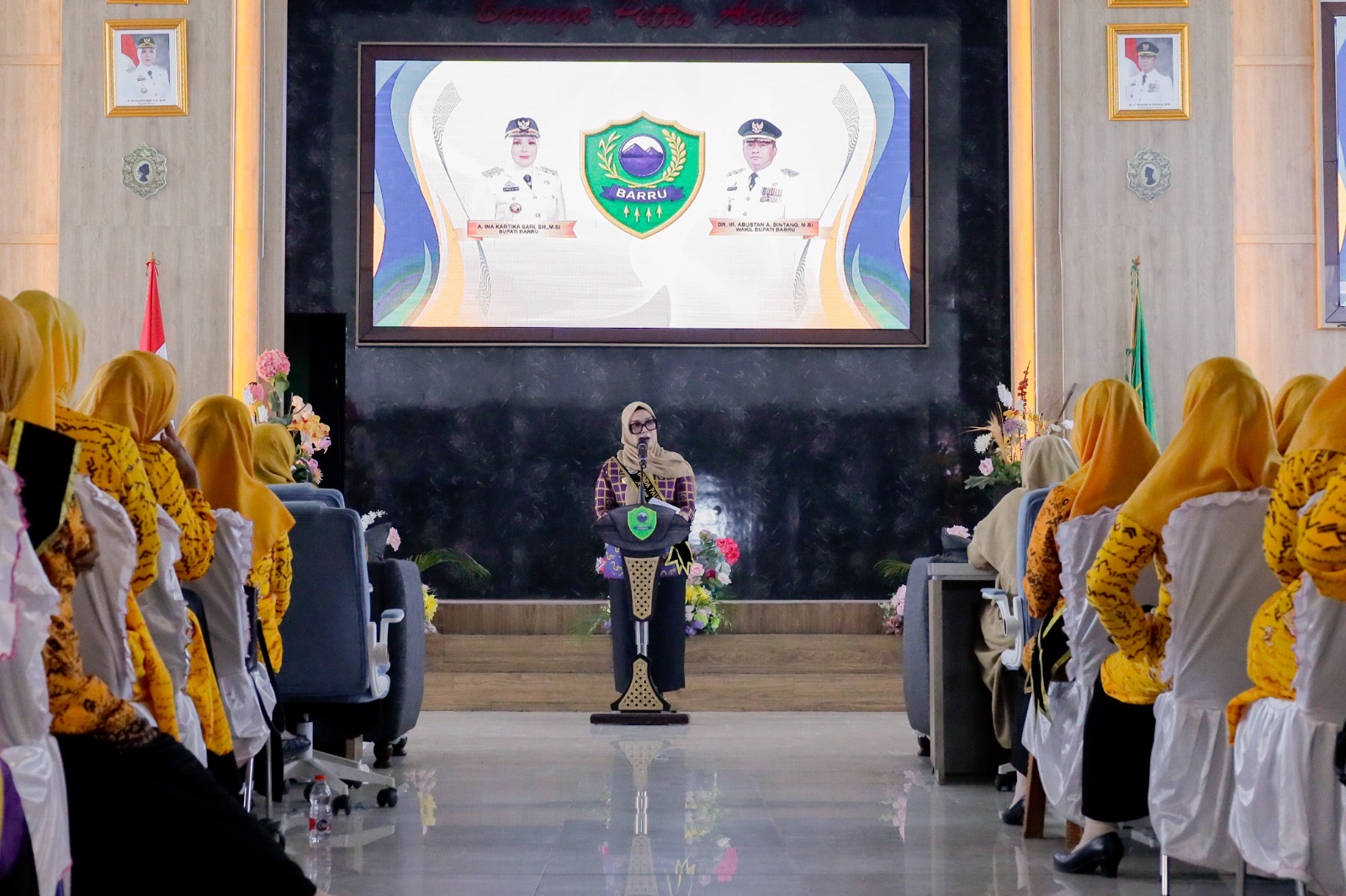 Pengukuhkan Bunda PAUD dan Pokja PAUD, Bupati Barru Harap Sinergi Lahirkan Generasi Unggul