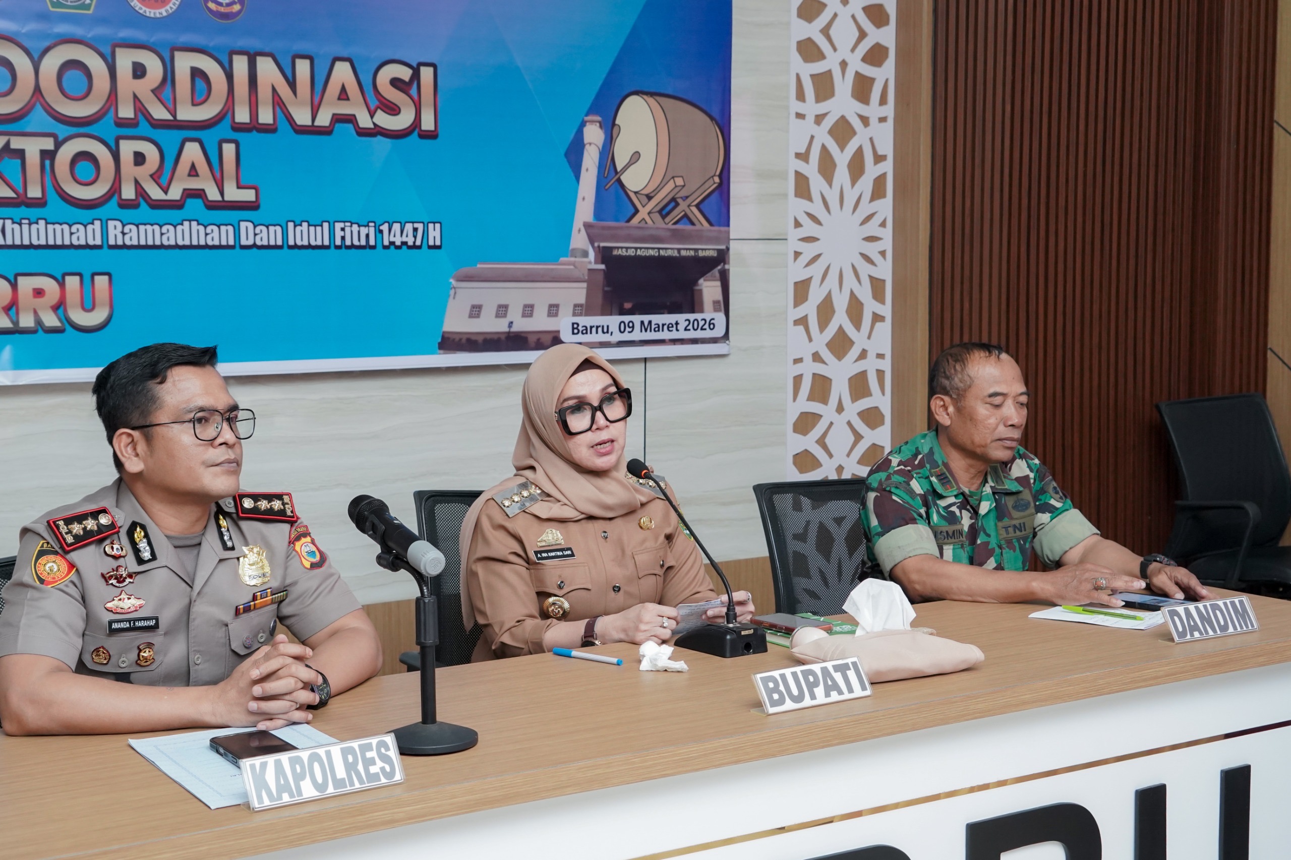 Bupati Barru Tegaskan Dukung Langkah Pengamanan Aparat Kepolisian Selama Ramadan 1447 H