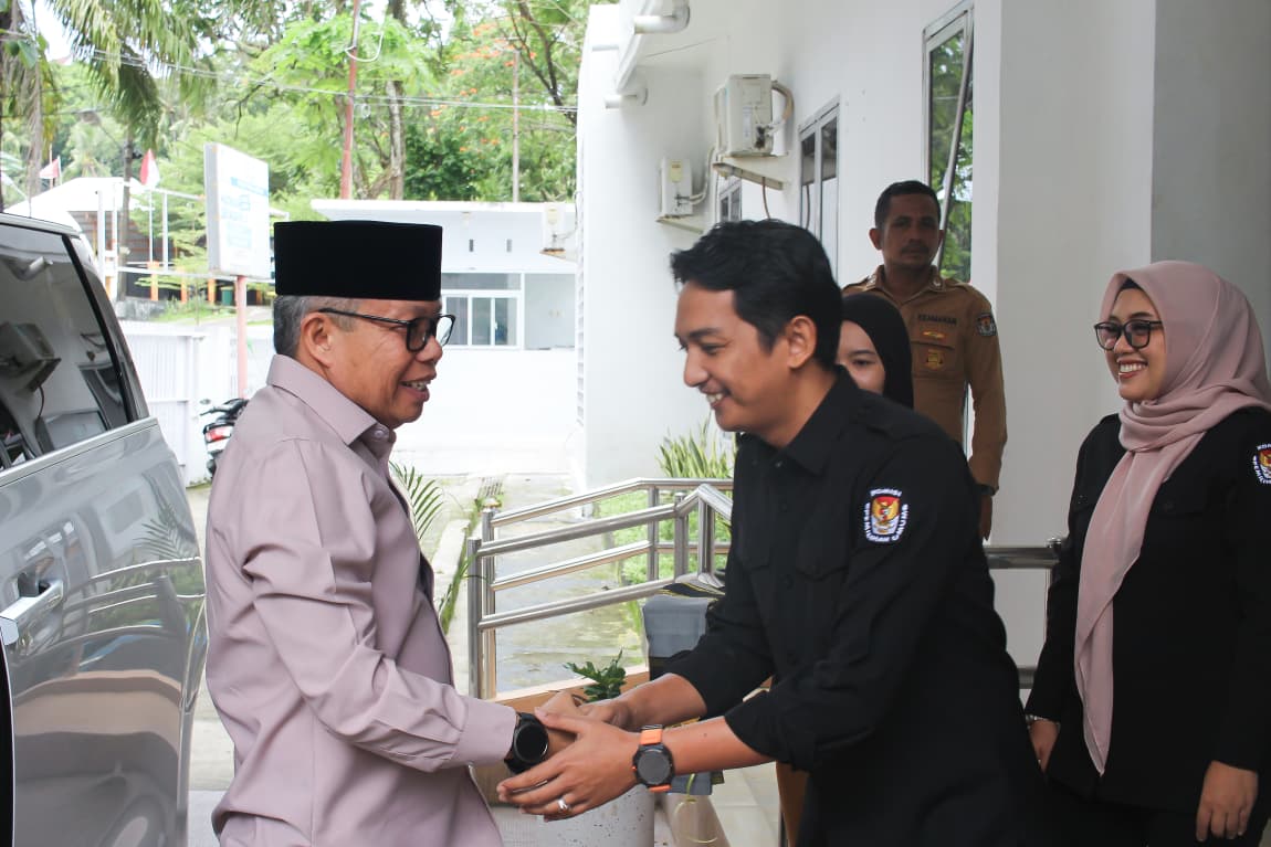 KPU Parepare Terima Kunjungan Silaturahmi Kemitraan Anggota Komisi II DPR RI Taufan Pawe