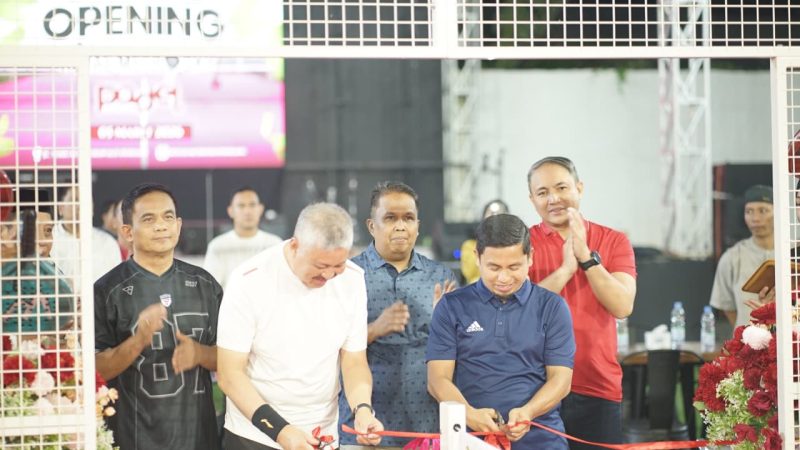 Bupati Pinrang Resmikan Lapangan Padel Royal Metro Sky, Wali Kota Parepare Tasming Hamid dan Kapolres Turut Menjajal
