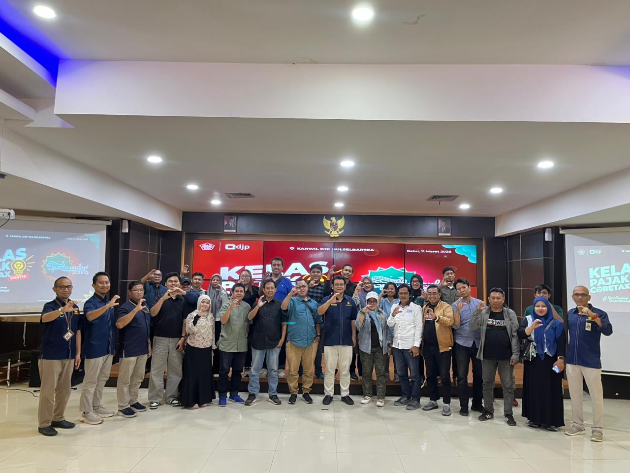 Edukasi Coretax kepada Wartawan, DJP Sulselbartra Dorong Pelaporan SPT Tepat Waktu