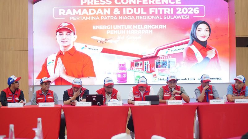 Pertamina Sulawesi Gelar Konferensi Pers Kesiapan Energi Jelang Idulfitri 1447 H