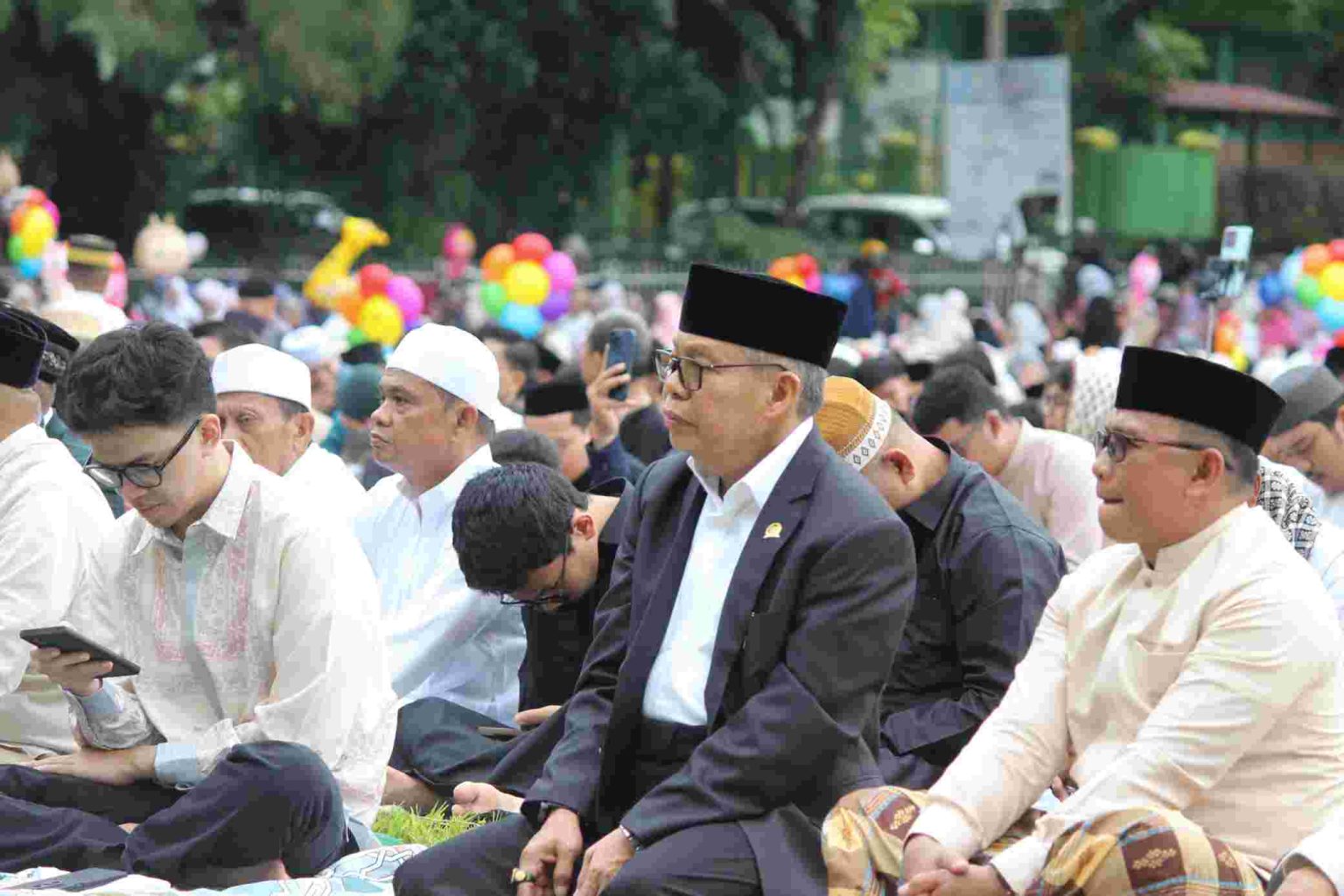 Taufan Pawe Salat Id di Sumpang Minangae, Pererat Silaturahmi dengan Warga