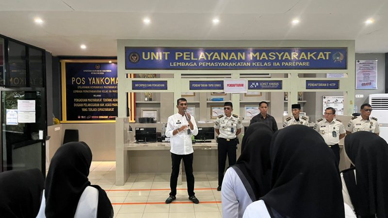 Hari Kedua Layanan Kunjungan Idulfitri, Lapas Parepare Layani 510 Pengunjung