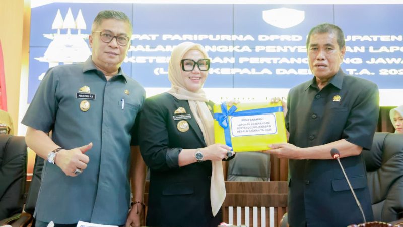Serahkan LKPJ Kepala Daerah TA 2025, Bupati Barru Dorong DPRD Perkuat Pengawasan Kualitas Pembangunan Infrastruktur