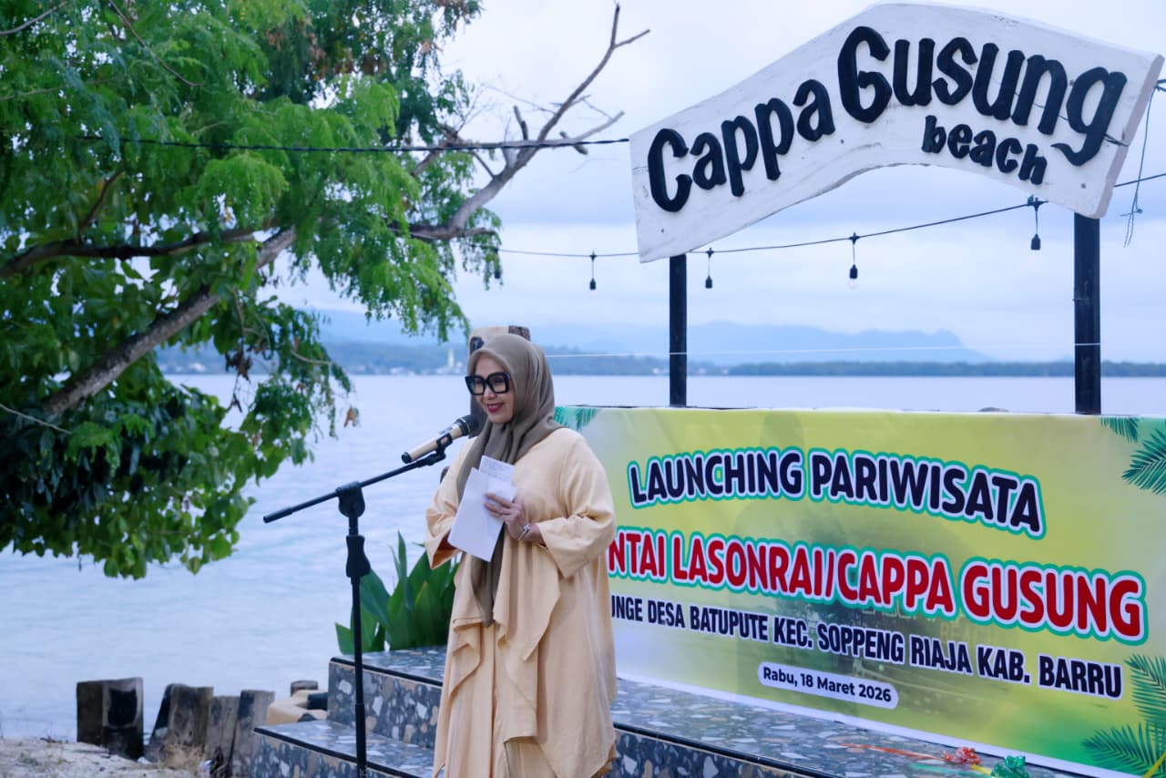 Bupati Barru Resmikan Objek Wisata Lasonrai Beach, Setelah Ada Putusan Mediasi Sengketa Lahan