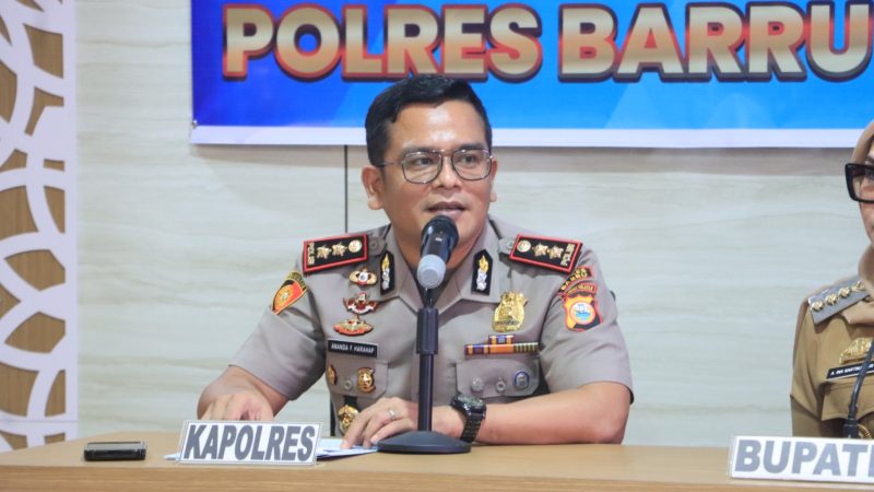 Kapolres Barru Pimpin Rakor Lintas Sektoral Bahas Pengamanan dan Pelayanan Arus Mudik