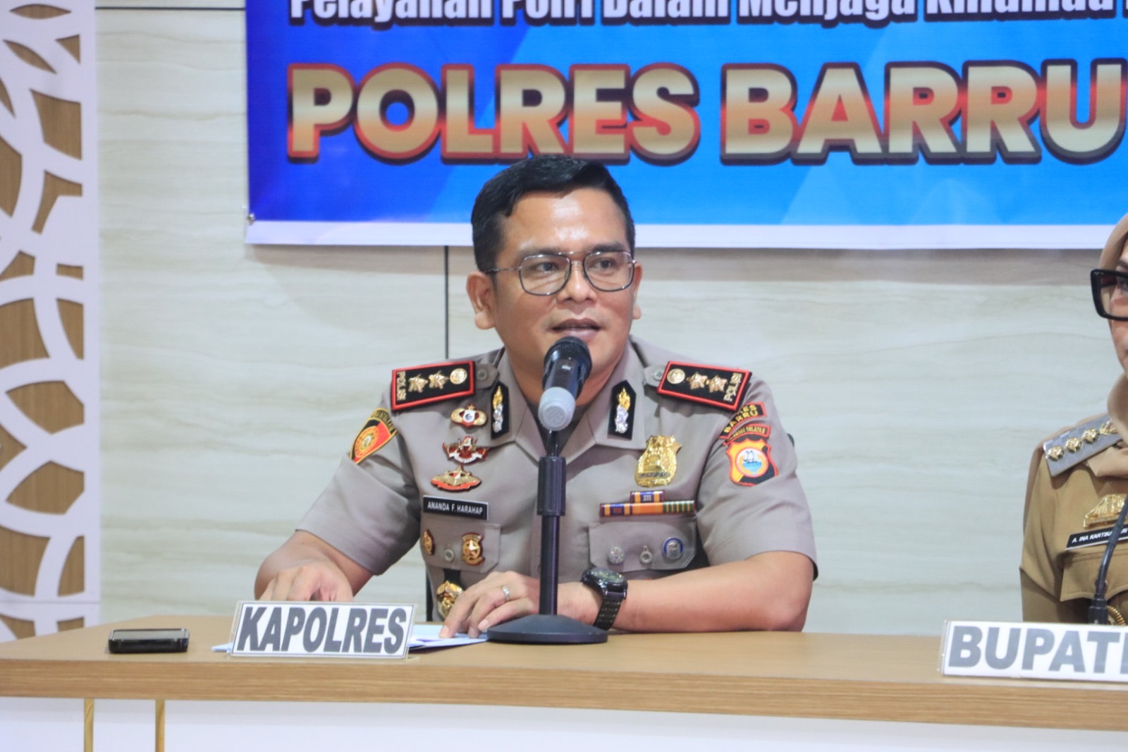 Kapolres Barru Pimpin Rakor Lintas Sektoral Bahas Pengamanan dan Pelayanan Arus Mudik