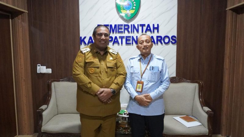 Kepala KPP Pratama Maros Adakan Kunjungan Kerja ke Bupati Chaidir Syam