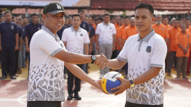 Pembukaan Porseni Rutan Pinrang, Pelepasan Balon Tandai Dimulainya Kegiatan