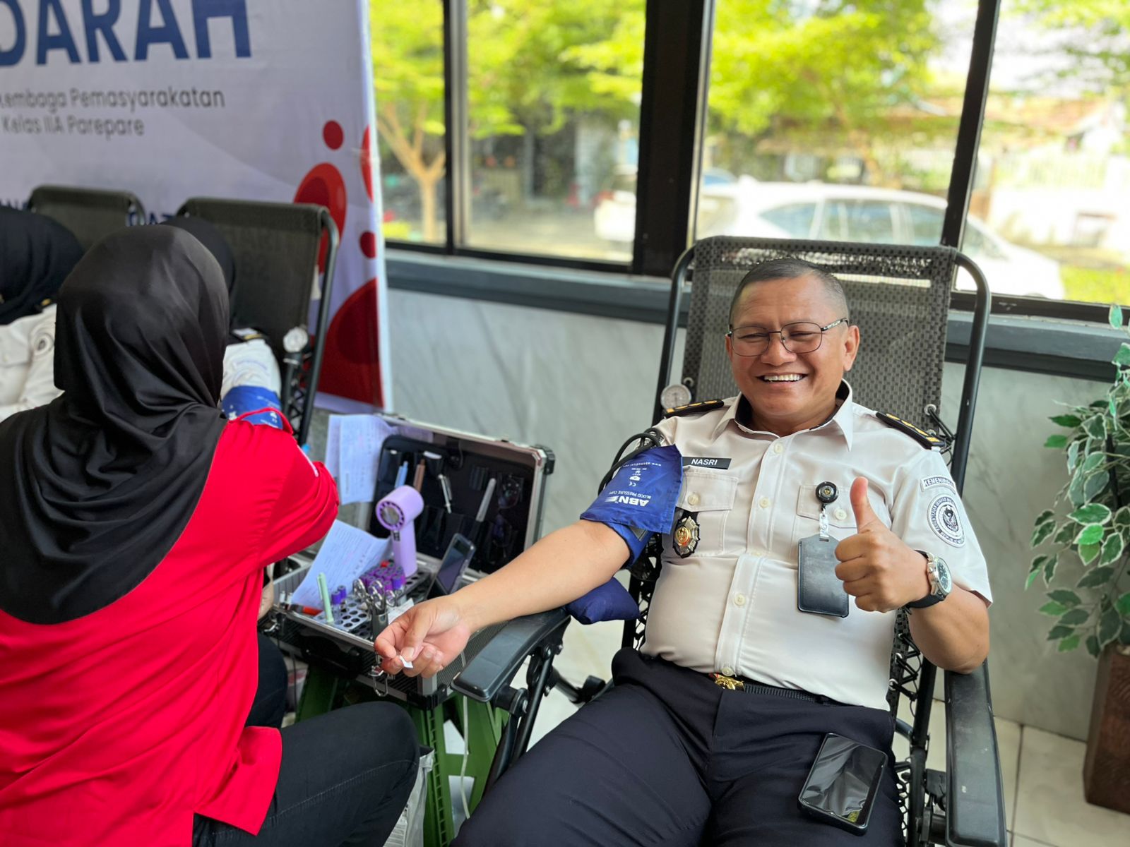 Lapas Parepare Gelar Donor Darah dalam Rangka Hari Bakti Pemasyarakatan ke-62