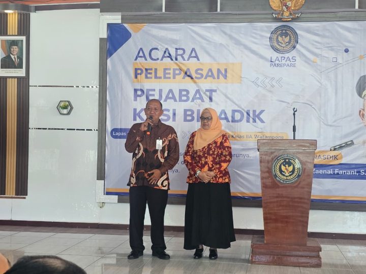 Pelepasan Kasi Binadik Lapas Parepare Berlangsung Khidmat