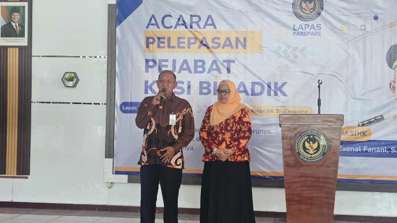 Pelepasan Kasi Binadik Lapas Parepare Berlangsung Khidmat