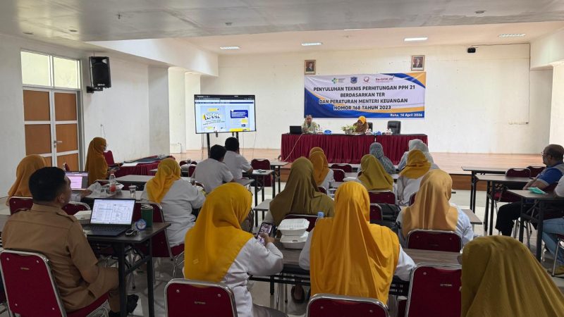 KP2KP Raha Gelar Sosialisasi Perhitungan PPh 21 Sesuai PMK 168/2023 di RSUD Raha