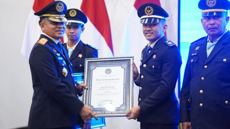 Dua Pegawai Rutan Pinrang Raih Penghargaan Ditjenpas pada Tasyakuran Hari Bakti Pemasyarakatan ke-62