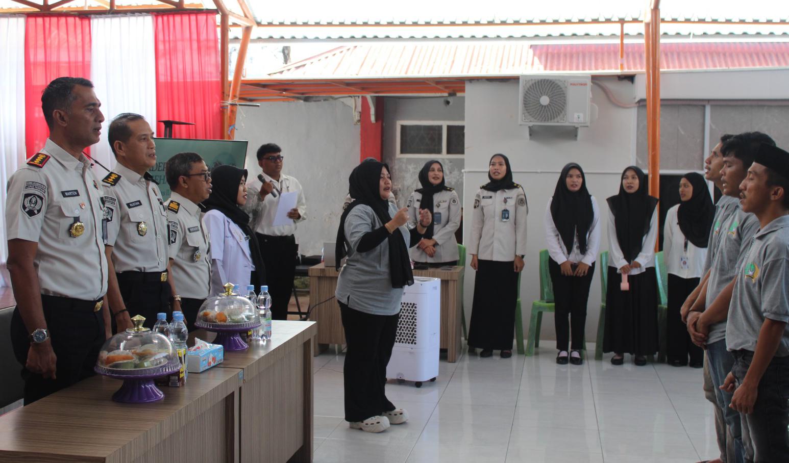 Pembentukan Kader Kesehatan WBP, Lapas Parepare Gelar Pembekalan Dasar