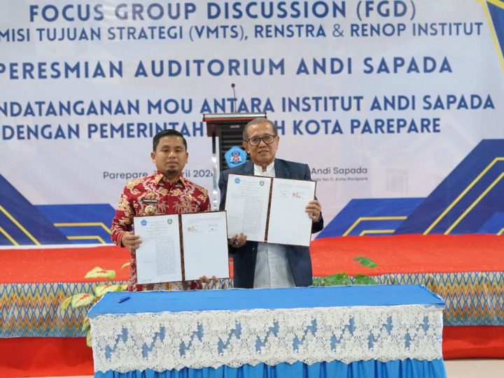 Institut Andi Sapada Gelar FGD, Resmikan Auditorium, Teken MoU, hingga Penyerahan Akreditasi Unggul