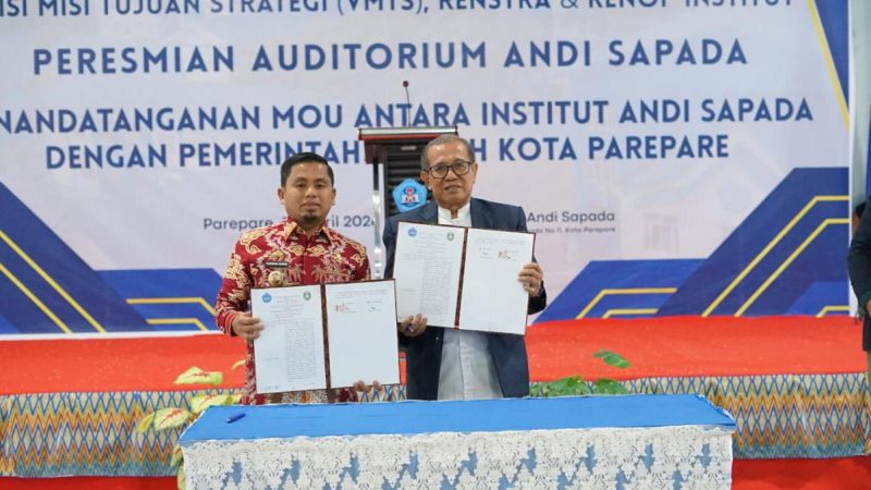 Peresmian Auditorium Andi Sapada, Pemkot Parepare dan IAS Teken MoU 
