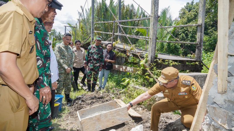 Wakil Bupati Barru Ikuti Ground Breaking Pembangunan Jembatan Garuda Tahap III di Tanete