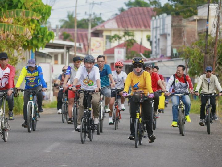 Bupati Barru Manfaatkan CFD Dengan Berolahraga Sekaligus Pantau Infrastruktur Jalan & Fasilitas Umum