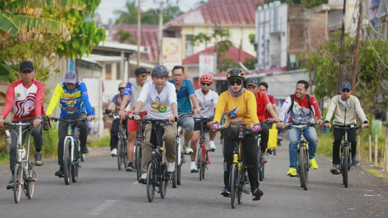 Bupati Barru Manfaatkan CFD Dengan Berolahraga Sekaligus Pantau Infrastruktur Jalan & Fasilitas Umum