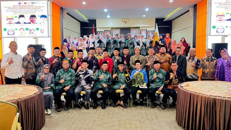 Prof Mahsyar Idris Lanjutkan Kepemimpinan ICMI Parepare, Terpilih Aklamasi